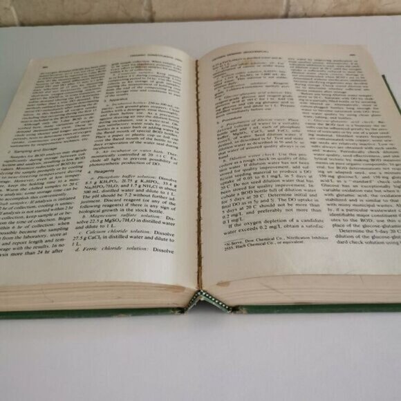 1981 Vintage Water Standards Book, Large Blue Book Technical Book Shelf Decor - Picture 8 of 10